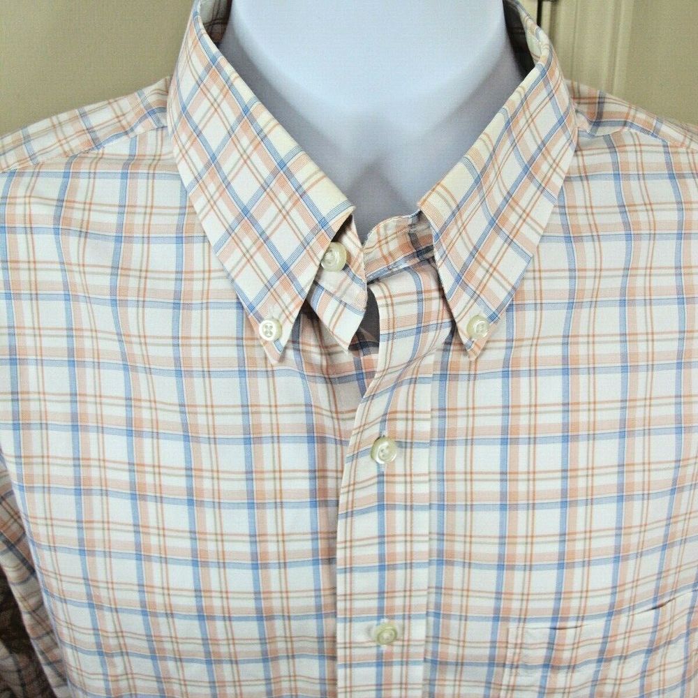 Men's Large Jos. A. Bank Traveler's Collection Long Sleeve Button Down Shirt - Picture 2 of 4